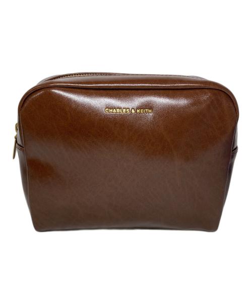 CHARLES & KEITH（チャールズアンドキース）CHARLES & KEITH (チャールズアンドキース) バケツ型トートバッグ ブラウンの古着・服飾アイテム