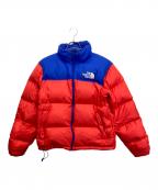 THE NORTH FACEザ ノース フェイス）の古着「ダウンジャケット」｜ブルー×レッド