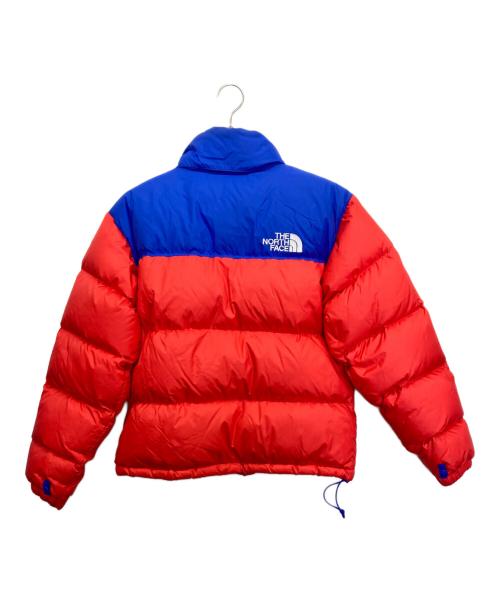 THE NORTH FACE（ザ ノース フェイス）THE NORTH FACE (ザ ノース フェイス) ダウンジャケット ブルー×レッド サイズ:Mの古着・服飾アイテム