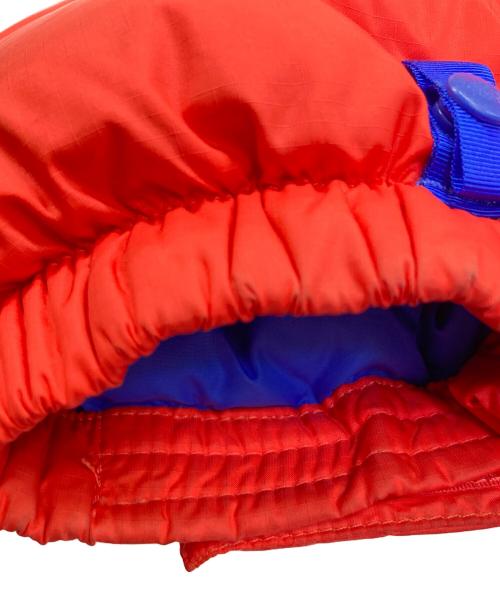 THE NORTH FACE（ザ ノース フェイス）THE NORTH FACE (ザ ノース フェイス) ダウンジャケット ブルー×レッド サイズ:Mの古着・服飾アイテム