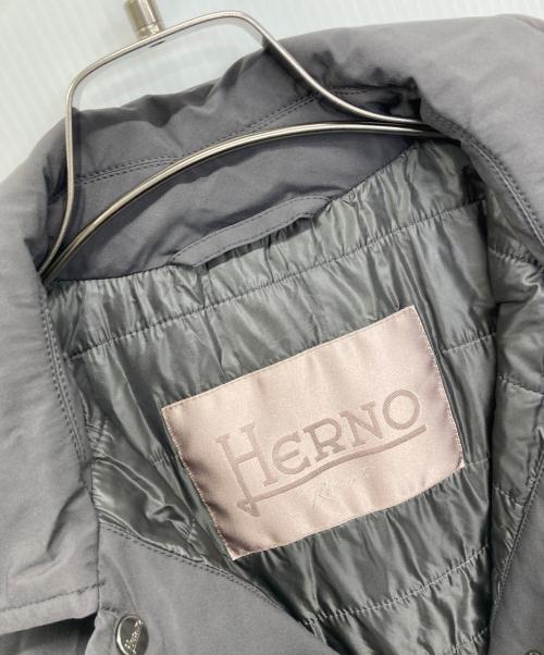 HERNO Resort（ヘルノリゾート）HERNO Resort (ヘルノリゾート) パッカブルフードコート グレー サイズ:46の古着・服飾アイテム