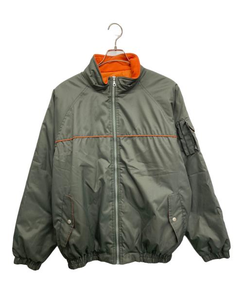 LIPNER（リプナー）LIPNER (リプナー) スタンドカラーブルゾン カーキ サイズ:SIZE LLの古着・服飾アイテム