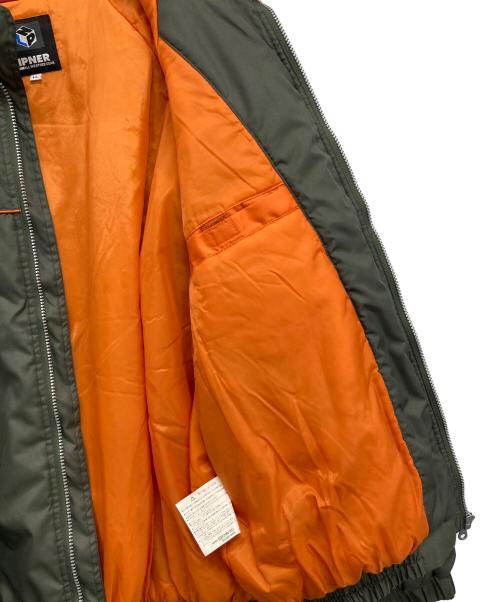 LIPNER（リプナー）LIPNER (リプナー) スタンドカラーブルゾン カーキ サイズ:SIZE LLの古着・服飾アイテム