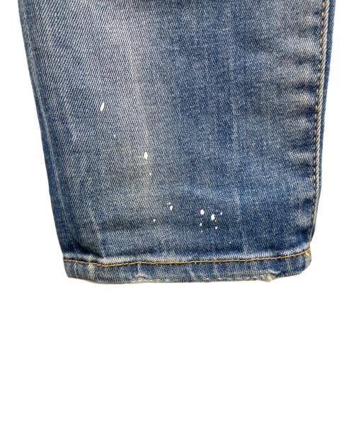 DSQUARED2（ディースクエアード）DSQUARED2 (ディースクエアード) スキニーデニムパンツ インディゴ サイズ:46の古着・服飾アイテム