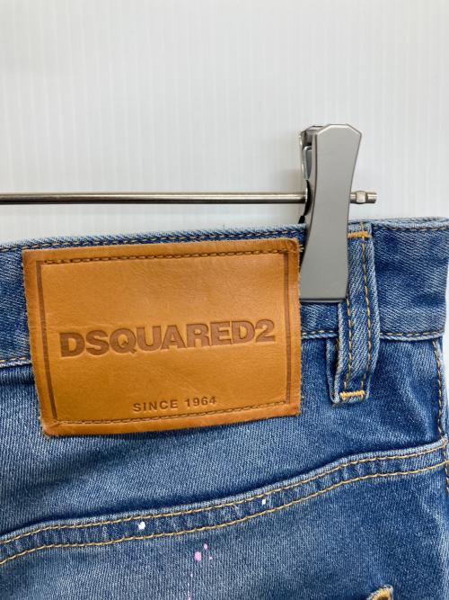 DSQUARED2（ディースクエアード）DSQUARED2 (ディースクエアード) スキニーデニムパンツ インディゴ サイズ:46の古着・服飾アイテム