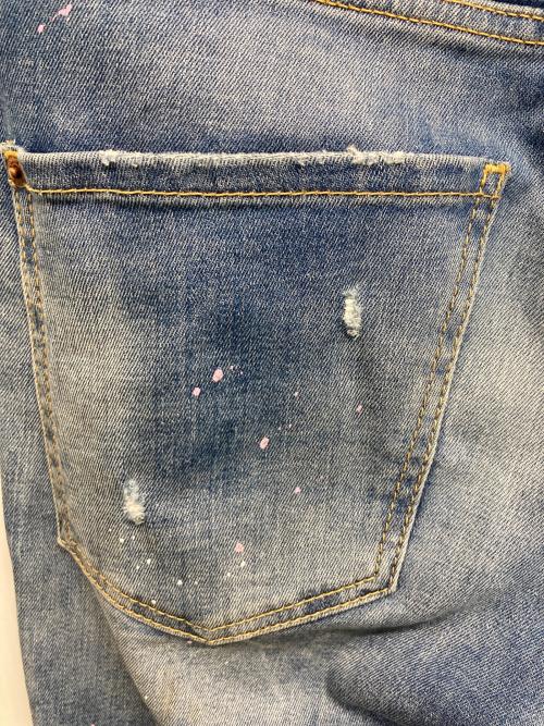 DSQUARED2（ディースクエアード）DSQUARED2 (ディースクエアード) スキニーデニムパンツ インディゴ サイズ:46の古着・服飾アイテム