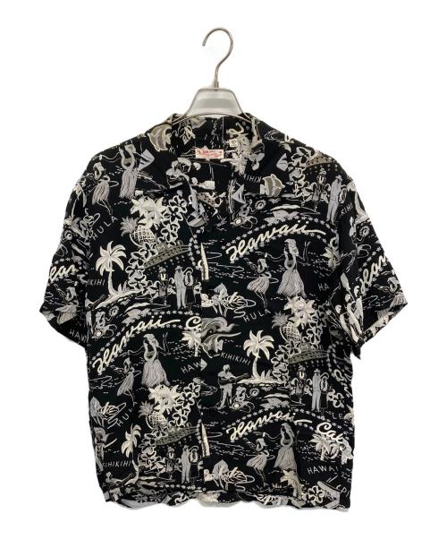 Sun Surf（サンサーフ）Sun Surf (サンサーフ) アロハシャツ ブラック×ホワイト サイズ:Lの古着・服飾アイテム