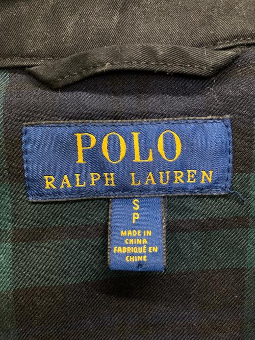POLO RALPH LAUREN（ポロ・ラルフローレン）POLO RALPH LAUREN (ポロ・ラルフローレン) スイングトップ ブラック サイズ:Sの古着・服飾アイテム