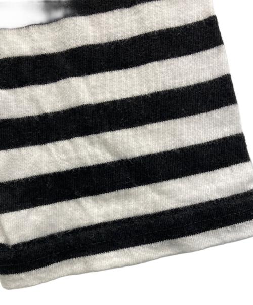 Hysteric Glamour（ヒステリックグラマー）Hysteric Glamour (ヒステリックグラマー) 長袖カットソー ブラック×ホワイト サイズ:Sの古着・服飾アイテム