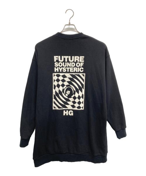 Hysteric Glamour（ヒステリックグラマー）Hysteric Glamour (ヒステリックグラマー) 長袖ワンピース ブラック サイズ:Freeの古着・服飾アイテム