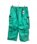 90909090）の古着「カーゴパンツ」｜ライトグリーン