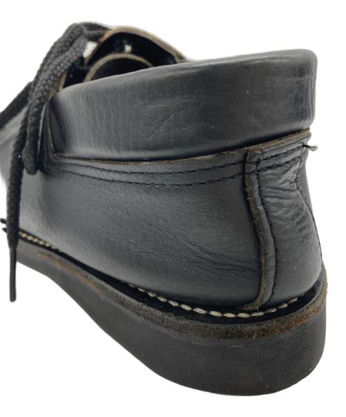 RUSSELL MOCCASIN（ラッセルモカシン）RUSSELL MOCCASIN (ラッセルモカシン) デッキシューズ ブラック サイズ:SIZE 26~27cmの古着・服飾アイテム