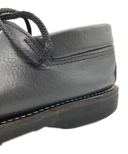 RUSSELL MOCCASIN（ラッセルモカシン）RUSSELL MOCCASIN (ラッセルモカシン) デッキシューズ ブラック サイズ:SIZE 26~27cmの古着・服飾アイテム