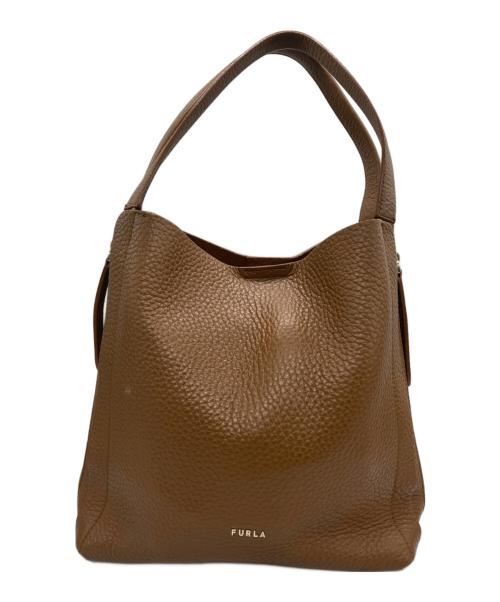 FURLA（フルラ）FURLA (フルラ) トートバッグ ブラウンの古着・服飾アイテム