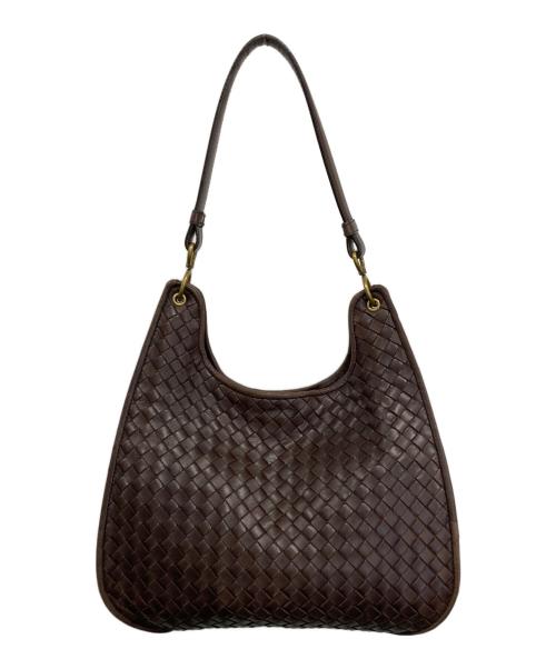 BOTTEGA VENETA（ボッテガベネタ）BOTTEGA VENETA (ボッテガベネタ) ショルダーバッグ ブラウンの古着・服飾アイテム