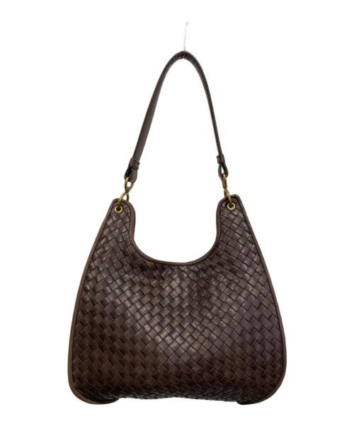 BOTTEGA VENETA（ボッテガベネタ）BOTTEGA VENETA (ボッテガベネタ) ショルダーバッグ ブラウンの古着・服飾アイテム