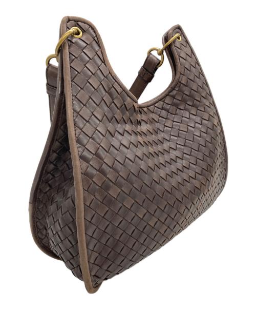 BOTTEGA VENETA（ボッテガベネタ）BOTTEGA VENETA (ボッテガベネタ) ショルダーバッグ ブラウンの古着・服飾アイテム