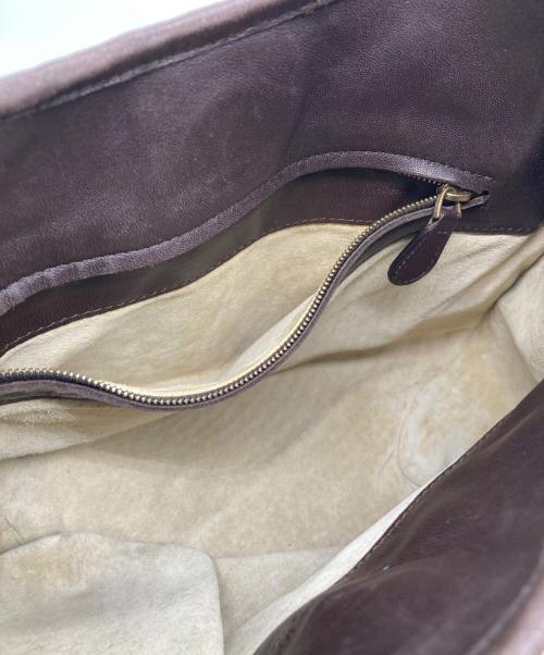 BOTTEGA VENETA（ボッテガベネタ）BOTTEGA VENETA (ボッテガベネタ) ショルダーバッグ ブラウンの古着・服飾アイテム