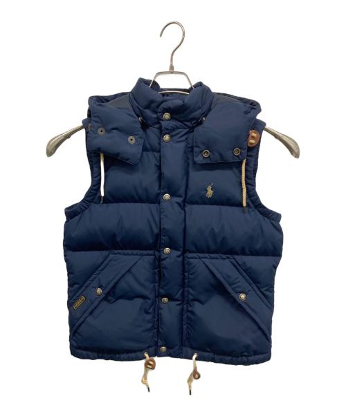 POLO RALPH LAUREN（ポロ・ラルフローレン）POLO RALPH LAUREN (ポロ・ラルフローレン) ダウンベスト ネイビー サイズ:Sの古着・服飾アイテム