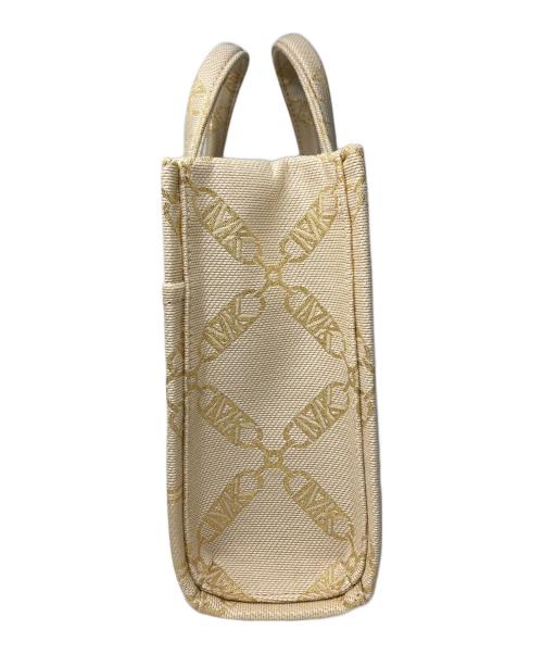 MICHAEL KORS（マイケルコース）MICHAEL KORS (マイケル・コース) 2WAYショルダーバッグ ベージュの古着・服飾アイテム