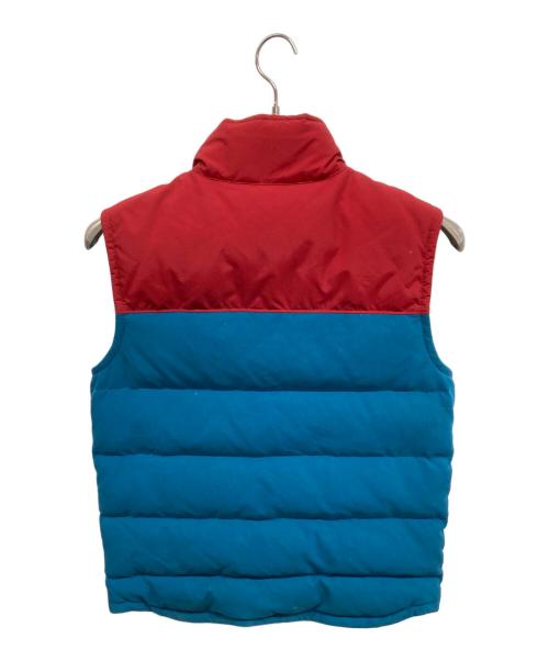 Patagonia（パタゴニア）Patagonia (パタゴニア) ダウンベスト レッド×ブルー サイズ:Mの古着・服飾アイテム