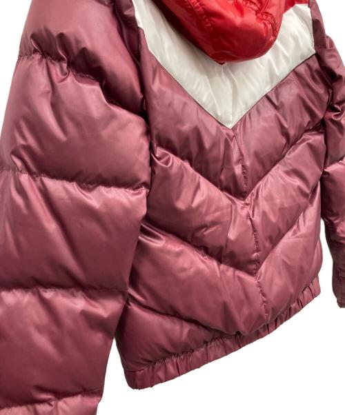 adidas Originals（アディダスオリジナル）adidas Originals (アディダスオリジナル) ダウンジャケット ボルドー×レッド×ホワイト サイズ:SIZE Mの古着・服飾アイテム