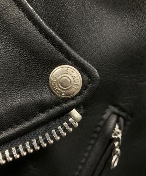 Schott（ショット）Schott (ショット) シングルライダースジャケット ブラック サイズ:40の古着・服飾アイテム