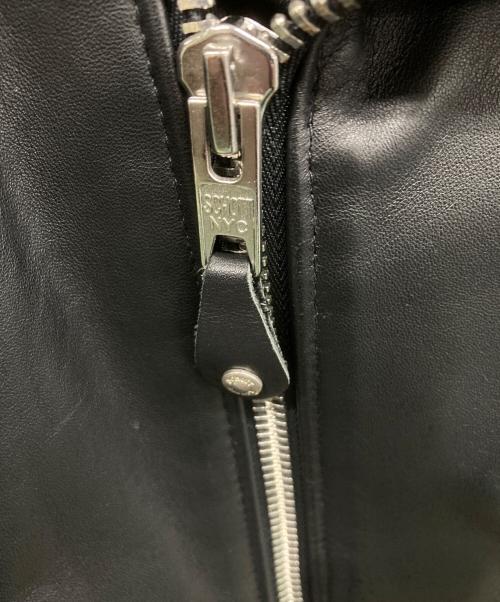 Schott（ショット）Schott (ショット) シングルライダースジャケット ブラック サイズ:40の古着・服飾アイテム