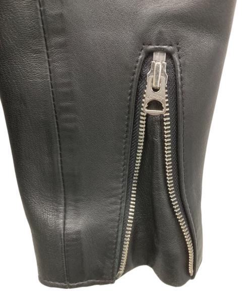 Schott（ショット）Schott (ショット) シングルライダースジャケット ブラック サイズ:40の古着・服飾アイテム