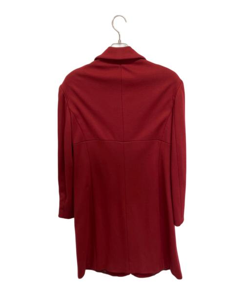 VERSACE JEANS COUTURE（ヴェルサーチ ジーンズクチュール）VERSACE JEANS COUTURE (ヴェルサーチ ジーンズクチュール) ロングコート ボルドー サイズ:SIZE Sの古着・服飾アイテム