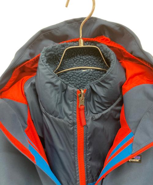 Patagonia（パタゴニア）Patagonia (パタゴニア) キッズ・フォーインワン・エブリデー・ジャケット ネイビー×レッド×ブルー サイズ:XL(14)の古着・服飾アイテム