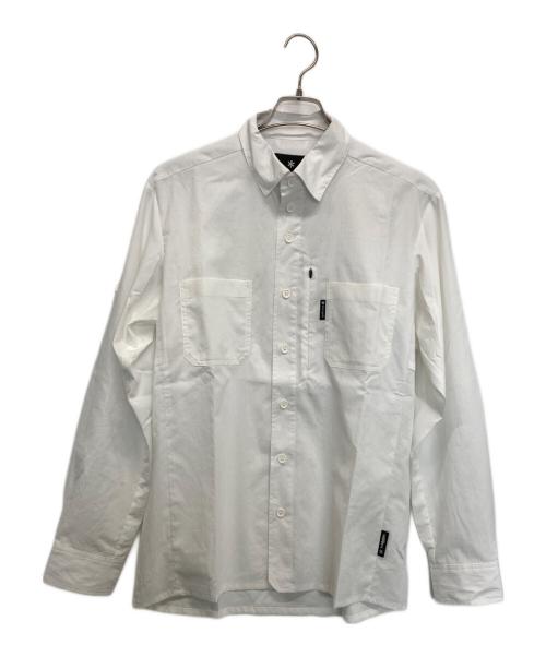 Snow peak（スノーピーク）Snow peak (スノーピーク) 長袖シャツ ホワイト サイズ:Mの古着・服飾アイテム