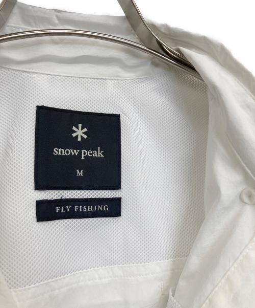 Snow peak（スノーピーク）Snow peak (スノーピーク) 長袖シャツ ホワイト サイズ:Mの古着・服飾アイテム