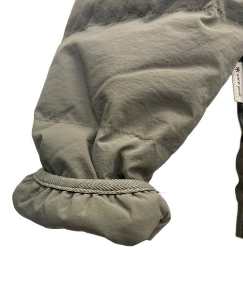 Snow peak（スノーピーク）Snow peak (スノーピーク) Land Lightweight Down Jacket カーキ サイズ:Mの古着・服飾アイテム