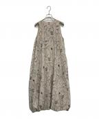Mila Owenミラオーウェン）の古着「ノースリーブワンピース」｜ベージュ