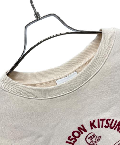 maison kitsune（メゾンキツネ）MAISON KITSUNE (メゾンキツネ) スウェット ベージュ サイズ:SIZE Mの古着・服飾アイテム