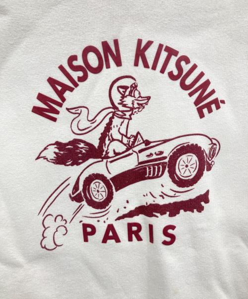 maison kitsune（メゾンキツネ）MAISON KITSUNE (メゾンキツネ) スウェット ベージュ サイズ:SIZE Mの古着・服飾アイテム
