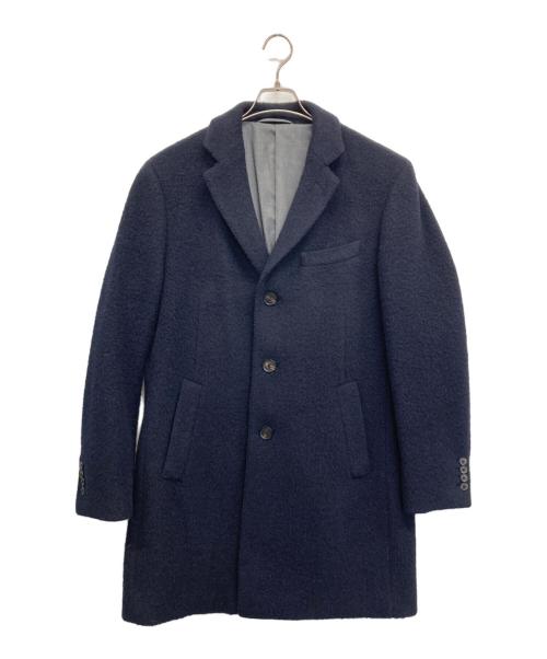 Harris Tweed（ハリスツイード）Harris Tweed (ハリスツイード) ウールコート ネイビー サイズ:不明の古着・服飾アイテム