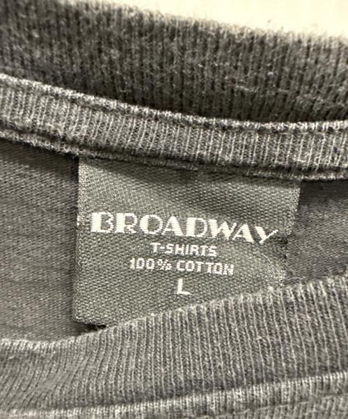 broadway（ブロードウェイ）broadway (ブロードウェイ) 半袖Tシャツ ブラック サイズ:Ｌの古着・服飾アイテム