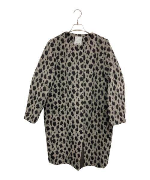 BABYLONE（バビロン）BABYLONE (バビロン) コート ブラック×グレー サイズ:SIZE 38 未使用品の古着・服飾アイテム