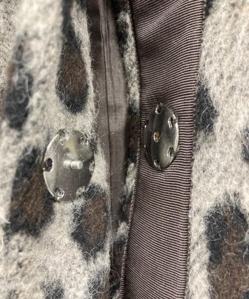 BABYLONE（バビロン）BABYLONE (バビロン) コート ブラック×グレー サイズ:SIZE 38 未使用品の古着・服飾アイテム