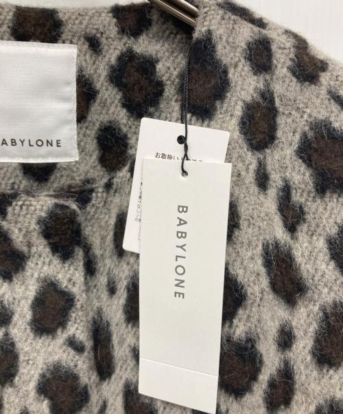 BABYLONE（バビロン）BABYLONE (バビロン) コート ブラック×グレー サイズ:SIZE 38 未使用品の古着・服飾アイテム