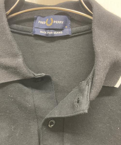 FRED PERRY（フレッドペリー）FRED PERRY (フレッドペリー) 長袖ポロシャツ ブラック サイズ:SIZE Mの古着・服飾アイテム