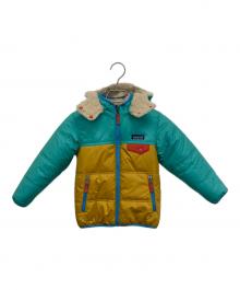 Patagonia（パタゴニア）の古着「ベビー・リバーシブル・トリブルズ・フーディ」｜グリーン×オレンジ