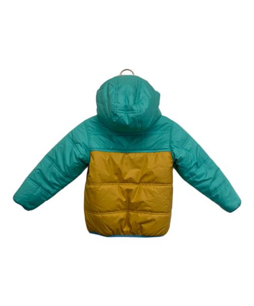 Patagonia（パタゴニア）Patagonia (パタゴニア) ベビー・リバーシブル・トリブルズ・フーディ グリーン×オレンジ サイズ:150㎝の古着・服飾アイテム