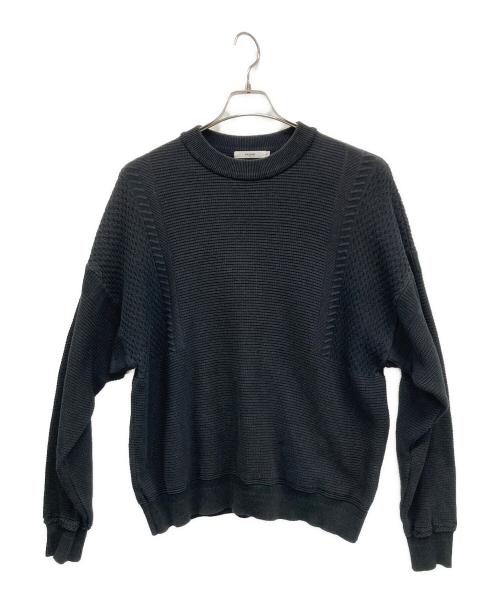 yashiki（ヤシキ）yashiki (ヤシキ) 厚手ニット ブラック サイズ:SIZE 1の古着・服飾アイテム