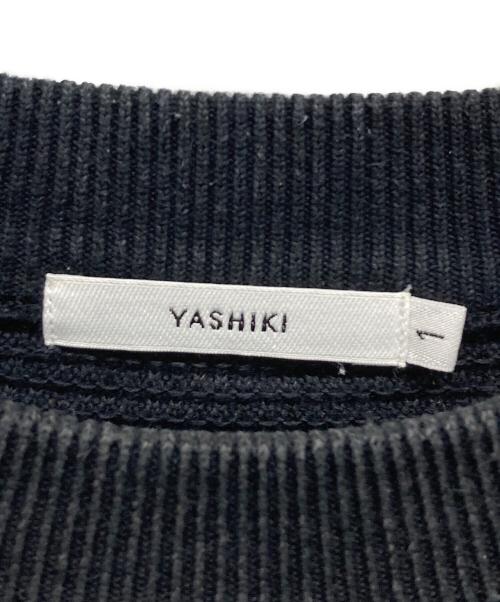 yashiki（ヤシキ）yashiki (ヤシキ) 厚手ニット ブラック サイズ:SIZE 1の古着・服飾アイテム