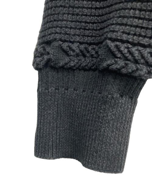 yashiki（ヤシキ）yashiki (ヤシキ) 厚手ニット ブラック サイズ:SIZE 1の古着・服飾アイテム