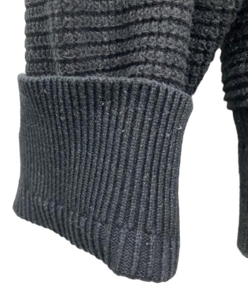 yashiki（ヤシキ）yashiki (ヤシキ) 厚手ニット ブラック サイズ:SIZE 1の古着・服飾アイテム