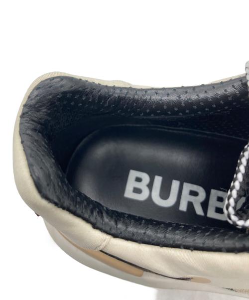 BURBERRY（バーバリー）BURBERRY (バーバリー) RAMSEY Low Sneakers ブラウン×ベージュ サイズ:SIZE 24cmの古着・服飾アイテム